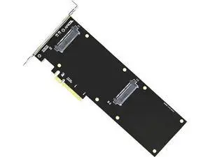 JAENFONG PCIE Riser U.2 to PCI Express3.0 X4 X8 Expansion Card Adapter Interface Gen3 Transfer Card Hard Drive Computer Components Expansion for Server U.2 NVMe SSD (Pcie to U.2 Dual Disk) JAENFONG PCIE Riser U.2 to PCI Express3.0 X4 X8 Expansion Card Adapter Interface Gen3 Transfer Card Hard Drive Computer Components Expansion for Server U.2 NVMe SSD (Pcie to U.2 Dual Disk)