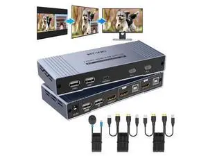 MT-VIKI 4K HDMI KVM Multiviewer 2x1 w/PIP Upgrade Version in 2024 Seamless Switching 4K@30Hz, + Hotkey Switching MT-VIKI 4K HDMI KVM Multiviewer 2x1 w/PIP Upgrade Version in 2024 Seamless Switching 4K@30Hz, + Hotkey Switching