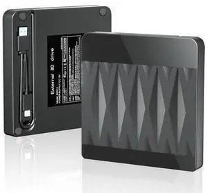Vszerda External Blu Ray Drive Support 50G Disc Read/Write, 3D Portable USB 3.0&Type-C External Blueray/DVD Drive for PC, CD/DVD/Blu Ray Burner Suitable for Windows MacOS Linux Laptop Desktop Vszerda External Blu Ray Drive Support 50G Disc Read/Write, 3D Portable USB 3.0&Type-C External Blueray/DVD Drive for PC, CD/DVD/Blu Ray Burner Suitable for Windows MacOS Linux Laptop Desktop