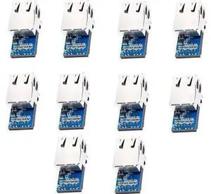 USR-K7 Low Cost TTL UART to Ethernet Module 10/100Mbps Super Port Ethernet to Serial Module Support Modbus RTU to Modbus TCP with RJ45 Port (10PCS) USR-K7 Low Cost TTL UART to Ethernet Module 10/100Mbps Super Port Ethernet to Serial Module Support Modbus RTU to Modbus TCP with RJ45 Port (10PCS)