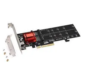 Vszerda M.2 NVMe PCIe Adapter, M.2 NVMe NGFF SSD to PCI-e 3.1 Gen3 X8 X16 Card with Low Profile Bracket Support M.2 (M Key) NVMe SSD 22110/2280 /2260/2242 /2230 Vszerda M.2 NVMe PCIe Adapter, M.2 NVMe NGFF SSD to PCI-e 3.1 Gen3 X8 X16 Card with Low Profile Bracket Support M.2 (M Key) NVMe SSD 22110/2280 /2260/2242 /2230