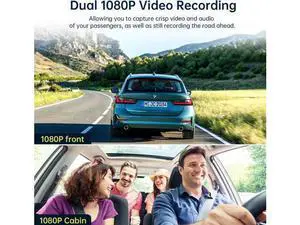 Dual Dash Cam FHD 1080P Front and Inside Dash Camera with 64GB SD Card Infrared Night Vision Car Camera with 1.5" LCD Display Parking Mode G-Sensor Loop Recording HDR Dual Dash Cam FHD 1080P Front and Inside Dash Camera with 64GB SD Card Infrared Night Vision Car Camera with 1.5" LCD Display Parking Mode G-Sensor Loop Recording HDR