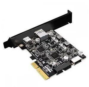 10Gbps Type-E USB 3.1 Front Socket & USB3.0 19Pin/20Pin & Type-A USB-C to PCI-E Express Card Adapter ASM3142 VL822 UC-083-4C 10Gbps Type-E USB 3.1 Front Socket & USB3.0 19Pin/20Pin & Type-A USB-C to PCI-E Express Card Adapter ASM3142 VL822 UC-083-4C