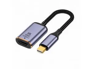 Mini DisplayPort 1.4 Source to HDMI 2.0 Display 8K 60hz UHD 4K MINI-DP to HDMI Female Monitor Adapter Cable DP-056-MDP Mini DisplayPort 1.4 Source to HDMI 2.0 Display 8K 60hz UHD 4K MINI-DP to HDMI Female Monitor Adapter Cable DP-056-MDP