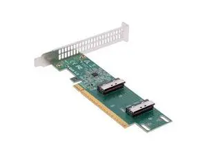 PCIE5.0 PCI-Express 16x to Dual MCIO 8i Mini Cool Edge IO SFF-TA-1016 VROC Virtual RAID Adapter for Mainboard SSD Graphics Card PCIE5.0 PCI-Express 16x to Dual MCIO 8i Mini Cool Edge IO SFF-TA-1016 VROC Virtual RAID Adapter for Mainboard SSD Graphics Card
