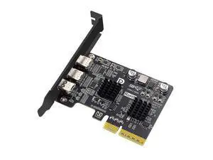 PCI-E Express 4x & Mini Displayport 1.4 Input to Dual 10Gbps USB 3.1 Type-C USB-C & 4K 60hz Output Desktop Graphics Expansion Card Adapter ASM3142 PCI-E Express 4x & Mini Displayport 1.4 Input to Dual 10Gbps USB 3.1 Type-C USB-C & 4K 60hz Output Desktop Graphics Expansion Card Adapter ASM3142