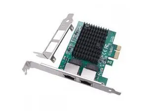 Dual Ports 2500Mbps 2.5Gbps to PCI-E PCI Express 1x GBE Gigabit 1000Mbps Ethernet Network LAN Cable Adapter for Desktop Motherboard UT-027-2P Dual Ports 2500Mbps 2.5Gbps to PCI-E PCI Express 1x GBE Gigabit 1000Mbps Ethernet Network LAN Cable Adapter for Desktop Motherboard UT-027-2P