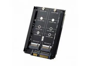 Dual NGFF B+M Key M.2 SSD Card JBOD Raid0 Span Bridge to 2.5inch SATA Combo HDD Disk Drive Enclosure SA-031 Dual NGFF B+M Key M.2 SSD Card JBOD Raid0 Span Bridge to 2.5inch SATA Combo HDD Disk Drive Enclosure SA-031