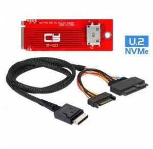 U.2 SFF-8639 Cable PCI-E 3.0 M.2 M-key to Oculink SFF-8612 SFF-8611 Host Adapter for PCIe Nvme SSD 2260 SF-017+023 U.2 SFF-8639 Cable PCI-E 3.0 M.2 M-key to Oculink SFF-8612 SFF-8611 Host Adapter for PCIe Nvme SSD 2260 SF-017+023