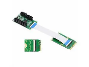 Mini PCI-E PCI Express & NGFF A+E Key to SATA 3.0 Four Ports Adapter Cable 6Gbps Hard Drive Extension Card for SSD SA-064 Mini PCI-E PCI Express & NGFF A+E Key to SATA 3.0 Four Ports Adapter Cable 6Gbps Hard Drive Extension Card for SSD SA-064