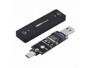 Combo Type-C USB3.0 to NVME M-key M.2 NGFF SATA SSD PCBA Case 2230/2242mm Adapter RTL9210B Chipset UC-057-2242MM Combo Type-C USB3.0 to NVME M-key M.2 NGFF SATA SSD PCBA Case 2230/2242mm Adapter RTL9210B Chipset UC-057-2242MM