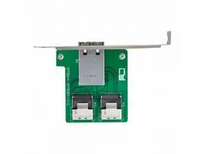 Dual Ports Mini SAS HD SFF-8644 To Internal Mini SAS SFF-8087 PCBA Female Adapter With Low Profile Bracket SF-019 Dual Ports Mini SAS HD SFF-8644 To Internal Mini SAS SFF-8087 PCBA Female Adapter With Low Profile Bracket SF-019