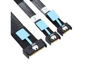 PCI-E 5.0 Mini Cool Edge IO MCIO STR PCI-E 8i 74Pin Male to Dual MCIO 38Pin Male Extender Cable 50cm SF-080 PCI-E 5.0 Mini Cool Edge IO MCIO STR PCI-E 8i 74Pin Male to Dual MCIO 38Pin Male Extender Cable 50cm SF-080