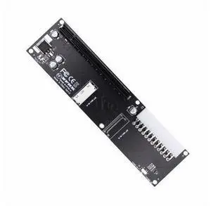 8x Oculink SFF-8612 8611 to PCIE PCI-Express 16x Adapter with ATX 24pin Power Port for Mainboard Graphics Card SF-066 8x Oculink SFF-8612 8611 to PCIE PCI-Express 16x Adapter with ATX 24pin Power Port for Mainboard Graphics Card SF-066