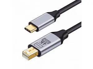 USB 3.1 Type-C USB-C Source to Mini DisplayPort DP Displays Male 4K Monitor Cable for Laptop 1.8m UC-018-MDP USB 3.1 Type-C USB-C Source to Mini DisplayPort DP Displays Male 4K Monitor Cable for Laptop 1.8m UC-018-MDP