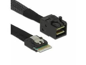 Slim Line SAS 4.0 SFF-8654 4i 38pin Host to HD Mini SAS 4i SFF-8643 36pin Target Cable 50cm SF-098 Slim Line SAS 4.0 SFF-8654 4i 38pin Host to HD Mini SAS 4i SFF-8643 36pin Target Cable 50cm SF-098