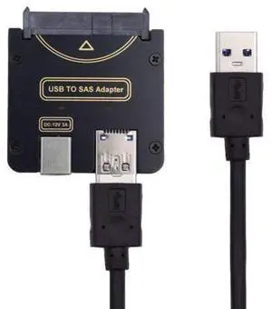 SFF-8482 SAS 29Pin to USB 3.0 5Gbps Hard Disk Drive Raid Adapter with Chipset and Power Port (Need 12V/3A Power Supply) SFF-8482 SAS 29Pin to USB 3.0 5Gbps Hard Disk Drive Raid Adapter with Chipset and Power Port (Need 12V/3A Power Supply)