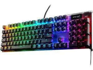 Apex 7 Mechanical Gaming Keyboard - OLED Smart Display - USB Passthrough and Media Controls - Tactile and Quiet - RGB Backlit Blue Switch - Tactile Clicky Apex 7 Mechanical Gaming Keyboard - OLED Smart Display - USB Passthrough and Media Controls - Tactile and Quiet - RGB Backlit Blue Switch - Tactile Clicky