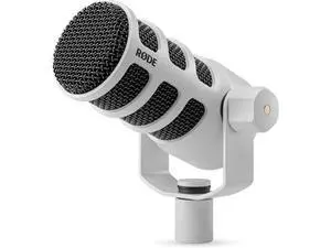 Rode PodMic Cardioid Dynamic Broadcast Microphone (White, Pair) with 2X Cans50 Studio Headphones, 2X Microphone Boom Arms and 2X XLR Cables Rode PodMic Cardioid Dynamic Broadcast Microphone (White, Pair) with 2X Cans50 Studio Headphones, 2X Microphone Boom Arms and 2X XLR Cables