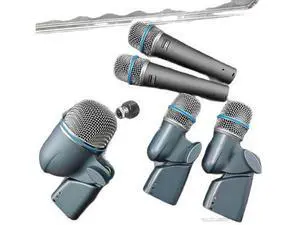 Drum sound pickup microphone set BETA DMK7 microphone 52A stage performance 57A instrument microphone Drum sound pickup microphone set BETA DMK7 microphone 52A stage performance 57A instrument microphone