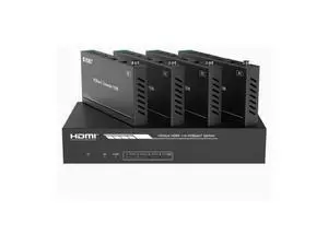 Professional audio and video converter, distributor, network transmission extender, digital operating room expert, 1 input to 4 outputs 4K 60 network transmission distributor HDBaseT 150-meter extensi Professional audio and video converter, distributor, network transmission extender, digital operating room expert, 1 input to 4 outputs 4K 60 network transmission distributor HDBaseT 150-meter extensi