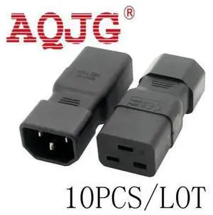 FOR IEC320 Male C14 to Female C19 Power Mains Extension Adapter for PDU UPS 10A to 16A Work for PDU UPS 10A to 16A FOR IEC320 Male C14 to Female C19 Power Mains Extension Adapter for PDU UPS 10A to 16A Work for PDU UPS 10A to 16A