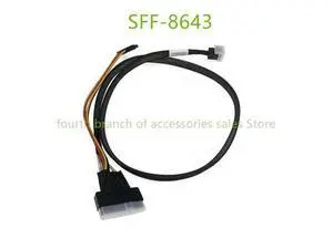 HD Mini-SAS (SFF-8643) to U.2 (SFF-8639) Cable for 2.5" NVMe SSD HD Mini-SAS (SFF-8643) to U.2 (SFF-8639) Cable for 2.5" NVMe SSD