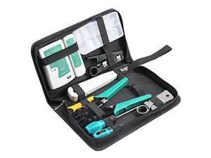 11 in 1 Rj45 Crimping Tool Kit For CAT5/CAT6 Professional Computer Maintenance Lan Cable Tester Network Repair Tool Set Bag 11 in 1 Rj45 Crimping Tool Kit For CAT5/CAT6 Professional Computer Maintenance Lan Cable Tester Network Repair Tool Set Bag