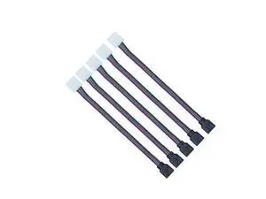 100Pcs/Lot 4Pin RGB LED Strip Connector Wire Female Cable Welding Extension Connector For RGB Non-Waterproof LED Tape Light 100Pcs/Lot 4Pin RGB LED Strip Connector Wire Female Cable Welding Extension Connector For RGB Non-Waterproof LED Tape Light