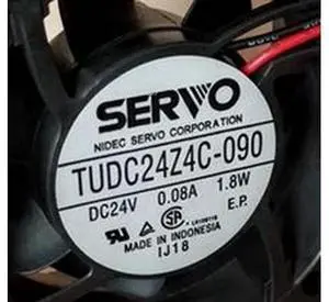 Ventilador enfriador de servidor, 2 cables, 60x60x25mm, CC 24V, 0,08a, 1,8 W, para SERVO TUDC24Z4C-090 Ventilador enfriador de servidor, 2 cables, 60x60x25mm, CC 24V, 0,08a, 1,8 W, para SERVO TUDC24Z4C-090