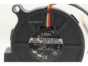 Ventilador de proyector de 3 cables, 12V, 0.30A, CC, AB0612HB-A03, Envío Gratis Ventilador de proyector de 3 cables, 12V, 0.30A, CC, AB0612HB-A03, Envío Gratis