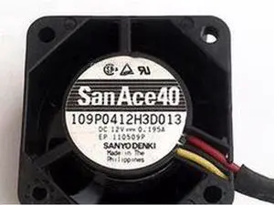 Para 40*40*28 12V 0.195A 109P0412H3D013 ventilador de alarma de tres cables Para 40*40*28 12V 0.195A 109P0412H3D013 ventilador de alarma de tres cables