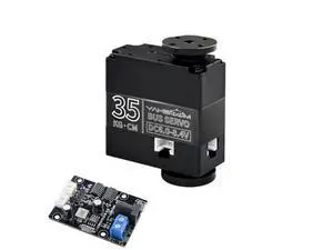 35KG Intelligent Serial Bus Servo 270° High Torque Serial Port Motor Dual-axis Servo for Robot Gimbal Robotic Arm with Steering Gear Debugging Board (35KG Bus servo*1-debug Board) 35KG Intelligent Serial Bus Servo 270° High Torque Serial Port Motor Dual-axis Servo for Robot Gimbal Robotic Arm with Steering Gear Debugging Board (35KG Bus servo*1-debug Board)