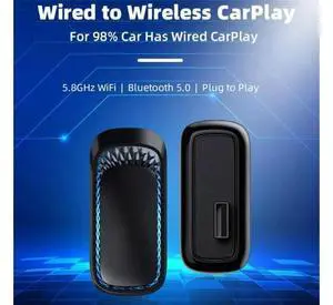 RGB Colorful Wireless Carplay Dongle Mini Box Plug and Play Connect Bluetooth with Wired for Carplay(USB) RGB Colorful Wireless Carplay Dongle Mini Box Plug and Play Connect Bluetooth with Wired for Carplay(USB)