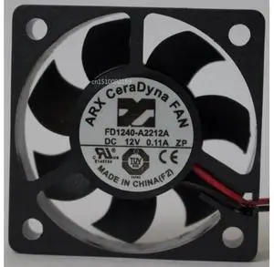 Para ARX 40*10MM FD1240-A2212A 12V 0.11A 2 cables 4CM ventilador con cubierta mini ventilador axial DVR refrigerador envío gratis Para ARX 40*10MM FD1240-A2212A 12V 0.11A 2 cables 4CM ventilador con cubierta mini ventilador axial DVR refrigerador envío gratis