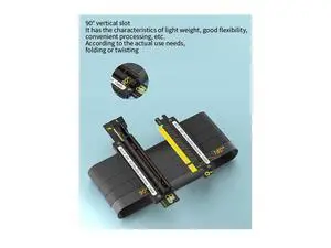 Full Speed PCIE-E16X to 16X 4.0 Graphics Card Extension Cable PCI Express GPU Expansion Card Adapter Card Extender B Full Speed PCIE-E16X to 16X 4.0 Graphics Card Extension Cable PCI Express GPU Expansion Card Adapter Card Extender B