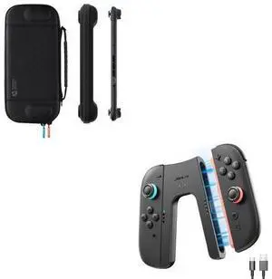 Charging Grip & Slim Carrying Case for Switch 2 Charging Grip & Slim Carrying Case for Switch 2