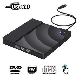 External DVD Drive High Speed USB 3.0 CD DVD Drive For Laptop Desktop Portable Slim CD DVD +/-RW Burner Player Writer Rewriter External DVD Drive High Speed USB 3.0 CD DVD Drive For Laptop Desktop Portable Slim CD DVD +/-RW Burner Player Writer Rewriter