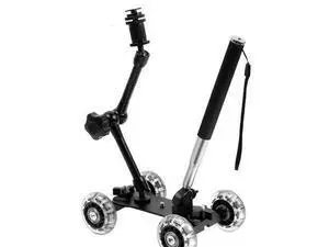 Camera Table Slider Dolly Desktop Mini Video Car Stabilizer For DSLR Camera Camera Table Slider Dolly Desktop Mini Video Car Stabilizer For DSLR Camera