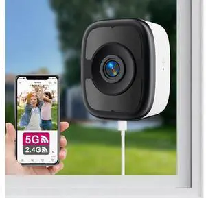 LVQ 5MP 3K Magnetic Window Camera, Indoor Window Camera with Night Vision Full Color, WiFi6 Window Camera for Home Security, Person & Car Detection, 2 Way Talk, 24/7 Recording LVQ 5MP 3K Magnetic Window Camera, Indoor Window Camera with Night Vision Full Color, WiFi6 Window Camera for Home Security, Person & Car Detection, 2 Way Talk, 24/7 Recording