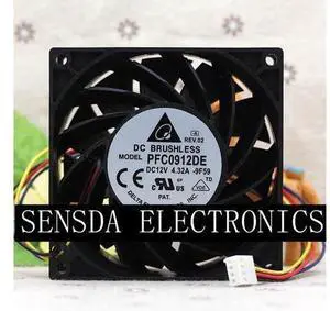 IP68 waterproof cooling fan for delta PFC0912DE 9238 12V 3.72A 200CFM 8100RPM powerful fan IP68 waterproof cooling fan for delta PFC0912DE 9238 12V 3.72A 200CFM 8100RPM powerful fan