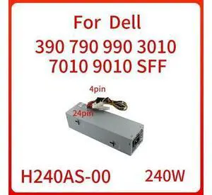 OIAGLH Power Supply 240W L240AS-00 D240ES-00 AC240AS-00 AC240ES-00 for OptiPlex 390 790 990 3010 7010 9010 SFF Computer 24pin 4pin OIAGLH Power Supply 240W L240AS-00 D240ES-00 AC240AS-00 AC240ES-00 for OptiPlex 390 790 990 3010 7010 9010 SFF Computer 24pin 4pin