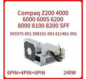 240W for Compaq Z200 4000 6000 6005 6200 8000 8100 8200 SFF Switching Power Adapter D10-240P1A Power Supply PSU 240W for Compaq Z200 4000 6000 6005 6200 8000 8100 8200 SFF Switching Power Adapter D10-240P1A Power Supply PSU