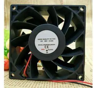 Cooling Fan RDH9238L24N42A for RUNDA DC24V 0.32A 2 wire 92*92*38mm Cooling Fan RDH9238L24N42A for RUNDA DC24V 0.32A 2 wire 92*92*38mm