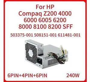 240W Power supply PSU For HP Compaq Z200 4000 6000 6005 6200 8000 8100 8200 SFF Switching power Adapter D10-240P1A 240W Power supply PSU For HP Compaq Z200 4000 6000 6005 6200 8000 8100 8200 SFF Switching power Adapter D10-240P1A