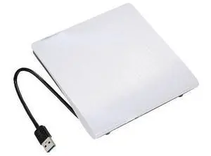 External USB 3.0 High Speed DL DVD RW Burner CD Writer Slim Portable Optical Drive (white) External USB 3.0 High Speed DL DVD RW Burner CD Writer Slim Portable Optical Drive (white)