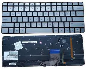 Keyboard US Layout Notebook Keyboard for HP Spectre XT PRO13-3000 13T-3000 13-3000EA 743897-001 MP-13J73USJ886 Silver Backlight Keyboard US Layout Notebook Keyboard for HP Spectre XT PRO13-3000 13T-3000 13-3000EA 743897-001 MP-13J73USJ886 Silver Backlight