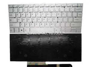 Laptop Keyboard For Positivo Motion White Q432A English US Silver NO Frame Laptop Keyboard For Positivo Motion White Q432A English US Silver NO Frame