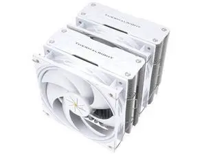 Peerless Assassin 120 White V3 CPU Cooler, 6 Heat Pipes AGHP Technology, Dual 120mm PWM Fans, 2000RPM Speed, for AMD:AM4 AM5/Intel LGA 1851/1700/1150/1151/1200,PC Cooler Peerless Assassin 120 White V3 CPU Cooler, 6 Heat Pipes AGHP Technology, Dual 120mm PWM Fans, 2000RPM Speed, for AMD:AM4 AM5/Intel LGA 1851/1700/1150/1151/1200,PC Cooler