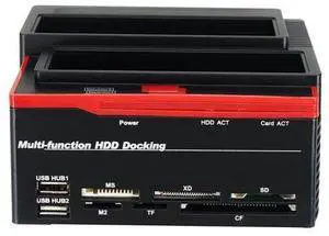 External 2.5 Inch/3.5 Inch USB 3.0 to 2 SATA 1 IDE HDD Hard Drive Docking Station Drive Disk Clone Card Reader USB3.0 M2 TF SD S External 2.5 Inch/3.5 Inch USB 3.0 to 2 SATA 1 IDE HDD Hard Drive Docking Station Drive Disk Clone Card Reader USB3.0 M2 TF SD S